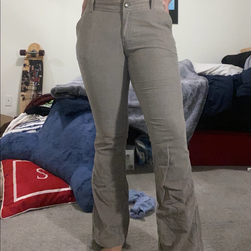 Corduroy flare pants